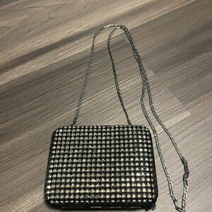 Reiss Designer Rhinestone studded clutch